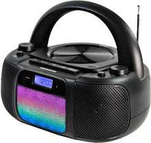Load image into Gallery viewer, MD6972 Portable CD Boombox with Bluetooth &amp; Color Changing Lights, 4W Output