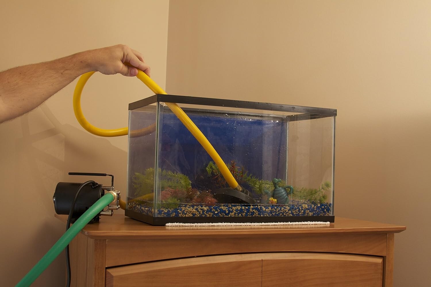 Durable 120V Transfer Pump - Portable, Lightweight with Suction Hose Included