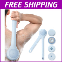 Load image into Gallery viewer, Electric Back Scrubber with Interchangeable Heads - 2 Speed Options for All Skin