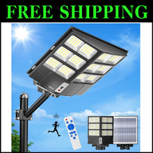 Load image into Gallery viewer, Remote-Controlled 80000LM Solar Floodlight - IP67 Waterproof Outdoor Security