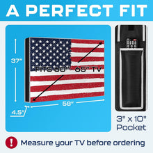 Load image into Gallery viewer, Comprehensive Weatherproof TV Cover for 65 Inch Screens – All-Weather Protection
