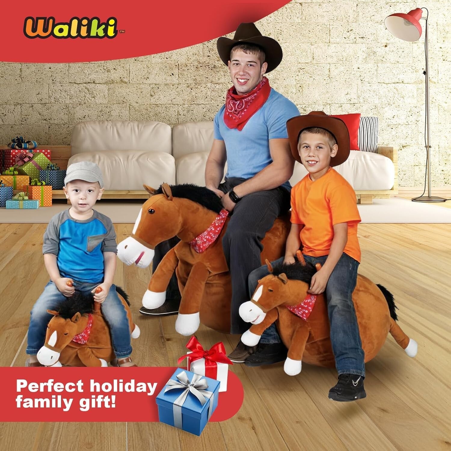 Durable Adult Hopper Ball for Fitness Ages 13-101 - Compact & Fun Exercise