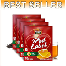 Load image into Gallery viewer, Red Label Premium Loose Leaf Black Tea - Chai &amp; Milk Compatible - 900g Bundle