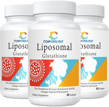 Load image into Gallery viewer, Enhanced Absorption Liposomal Glutathione Softgels – 1500mg of Antioxidant Power