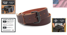 Load image into Gallery viewer, The Classic Leather Everyday Belt: Durable Full Grain Leather, 1.5-Inch Width