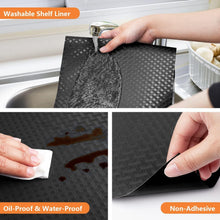 Load image into Gallery viewer, Diagonal Pattern Non-Adhesive Shelf Liner - Durable Kitchen &amp; Cabinet Protection