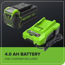 Load image into Gallery viewer, Powerful 40V 14'' Push Mower - Includes 4.0Ah Battery &amp; Charger, 3 Year Warranty