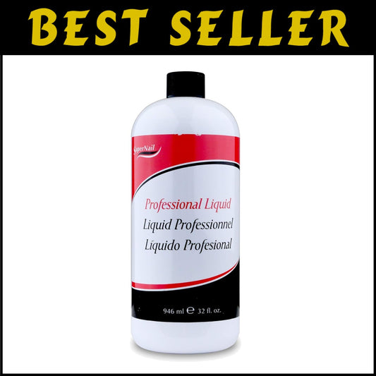 Long-Lasting Nail Liquid 32oz - Ethyl Methacrylate for Ultimate Strength