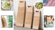 Load image into Gallery viewer, Vintage Bamboo Laundry Board - Eco-Friendly Hand-Washing Solution (Large Size)