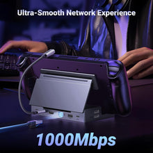 Load image into Gallery viewer, High-Speed 10Gbps Dock with 4K Resolution &amp; Cooling Design for Steam Deck &amp; More