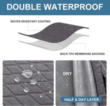 Load image into Gallery viewer, Fashionable Dining Chair Protectors - Waterproof and Washable, Argyle-Dark Gray