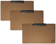 Load image into Gallery viewer, 3-Pack Legal Size 19x11 MDF Clipboards with Low-Profile Clip - Smooth Edges