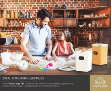 Load image into Gallery viewer, Clear Airtight Food Storage Containers, Stackable &amp; BPA-Free – Set of 4, 7qt