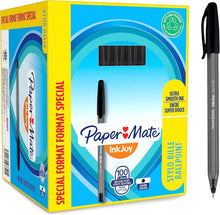 Load image into Gallery viewer, Pack of 100 InkJoy Ballpoint Pens - Black, Medium Tip 1.0mm with Smooth Ink Flow