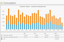 Load image into Gallery viewer, Indoor Electricity Monitor with 2 x 200A Sensors - WiFi/Ethernet Connect