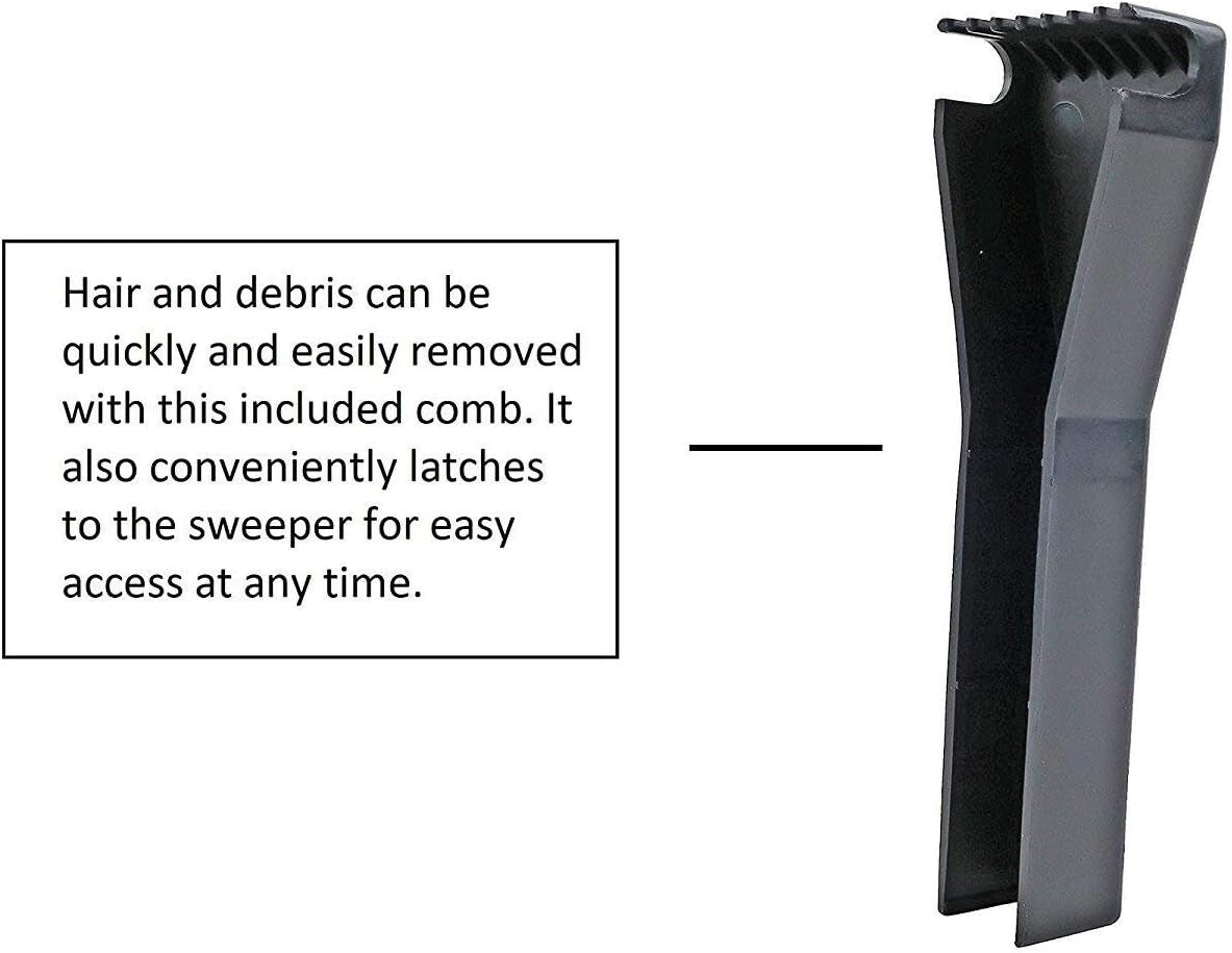 Compact 9" Electrostatic Carpet & Floor Sweeper - Effortless Cleaning Anytime