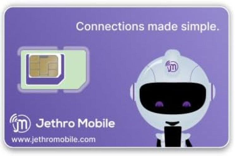 Jethro Mobile Unlimited Talk & Text Plan - 12 Months + International Calling