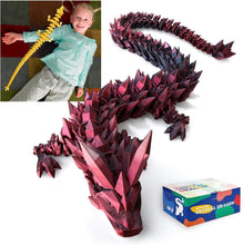 Load image into Gallery viewer, Large 3D Printed Dragon Toy - Unique Gift Idea for Collectors &amp; Decor