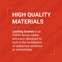 Load image into Gallery viewer, Versatile EPDM Dense Rubber Window Gasket – 25' Long for Automotive &amp; Marine Use