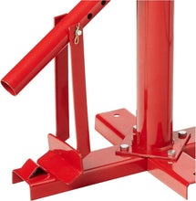 Load image into Gallery viewer, Compact 36.6" Manual Tire Changer Base with Bead Breaker - Alloy Steel, Red