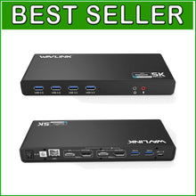 Load image into Gallery viewer, Advanced USB-C Dual 4K Docking Station: Perfect for Mac &amp; Windows Laptops