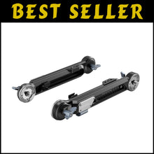 Load image into Gallery viewer, Lightweight Adjustable ARRI Extension Arm with Cable Clips for Rigs - 2 Pack