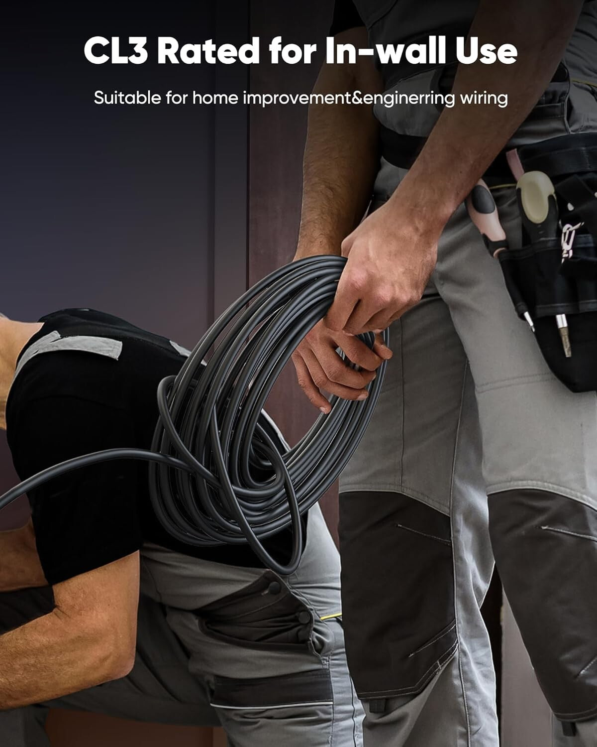 Versatile 150ft HDMI Fiber Optic Cable - Supports 4K@60Hz for Strong Connections