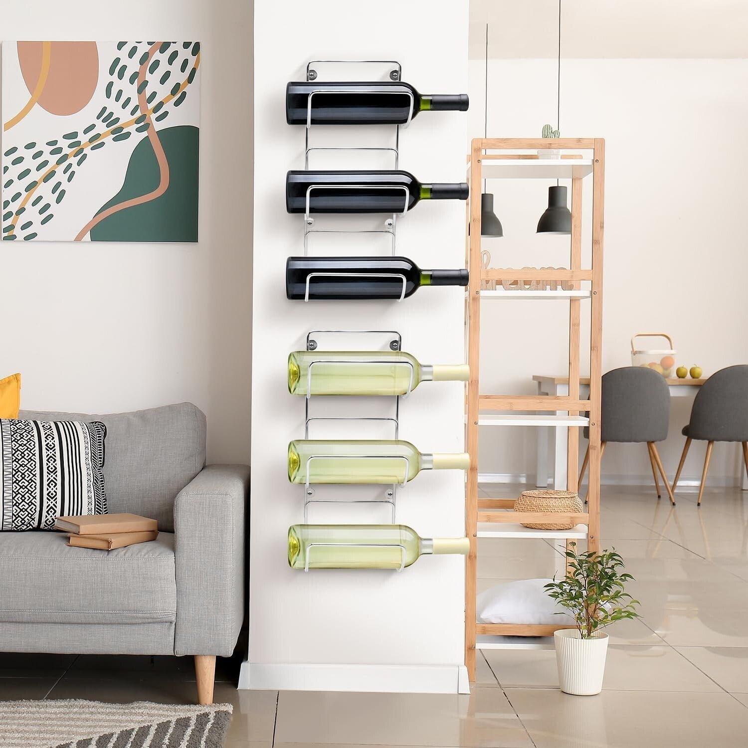 Durable Iron Towel Storage Rack with 12 Curved Shelves for Stylish Bathrooms