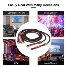 Load image into Gallery viewer, Handcrafted Audiophile Biwire Speaker Cable - Low Signal Loss, Eco-Friendly