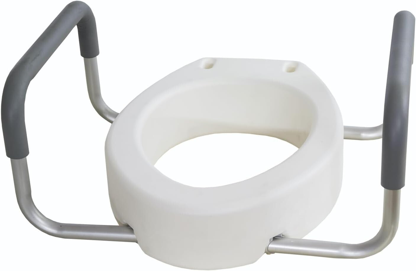Durable Elevated Toilet Seat Riser for Easy Access - Fits Elongated Toilets Only