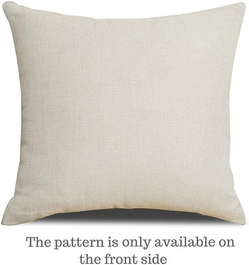 Cozy Cotton Linen 18x18 Farmhouse Animal Pillow Covers – Set of 4 with Zipper