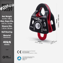 Load image into Gallery viewer, Versatile 5:1 Mechanical Advantage Pulley Kit - Perfect for Rescue and Hauling