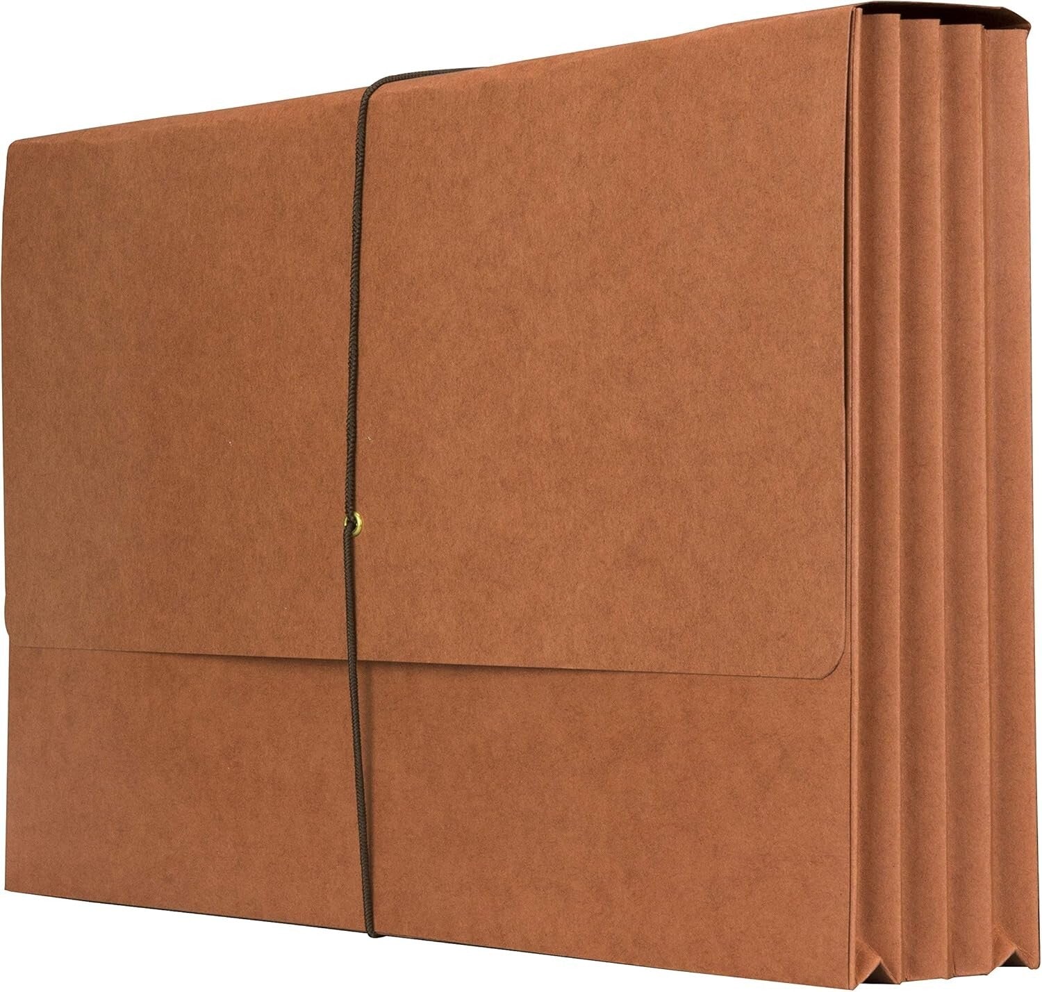 Eco-Friendly 50 Pack of Red Rope Expandable File Folders for Legal Size Files