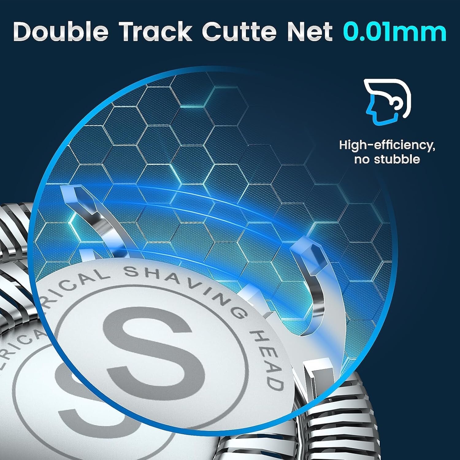 Wet & Dry Rotary Electric Shaver with Pop-up Trimmer - Fast Charging & Cordless