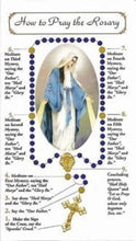 Load image into Gallery viewer, Exquisite 18'' Ruby Crystal Rosary with Gold Finish &amp; Prayer Guide Included