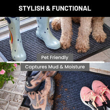 Load image into Gallery viewer, Stylish Striped Indoor/Outdoor Doormats - 36x24'' Ribbed for Easy Cleaning