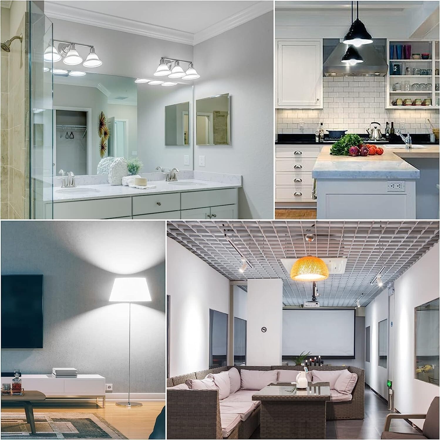 Energy-Efficient A21 23W LED Bulb - 2500 Lumens Daylight White for Bright Spaces