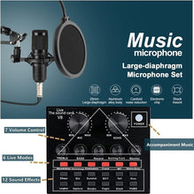 Load image into Gallery viewer, Professional BM-800 Condenser Microphone &amp; Recording Studio Package for Creators