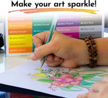 Load image into Gallery viewer, Artist-Approved 96 Gel Pens with 48 Glitter Refills for Colorful Creations