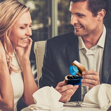 Load image into Gallery viewer, Handmade Heart Shaped Ring Box - Unique Wooden Jewelry Storage for Engagements