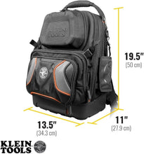 Load image into Gallery viewer, Spacious 48-Pocket Tool Bag Backpack with Reinforced Handle &amp; Adjustable Straps