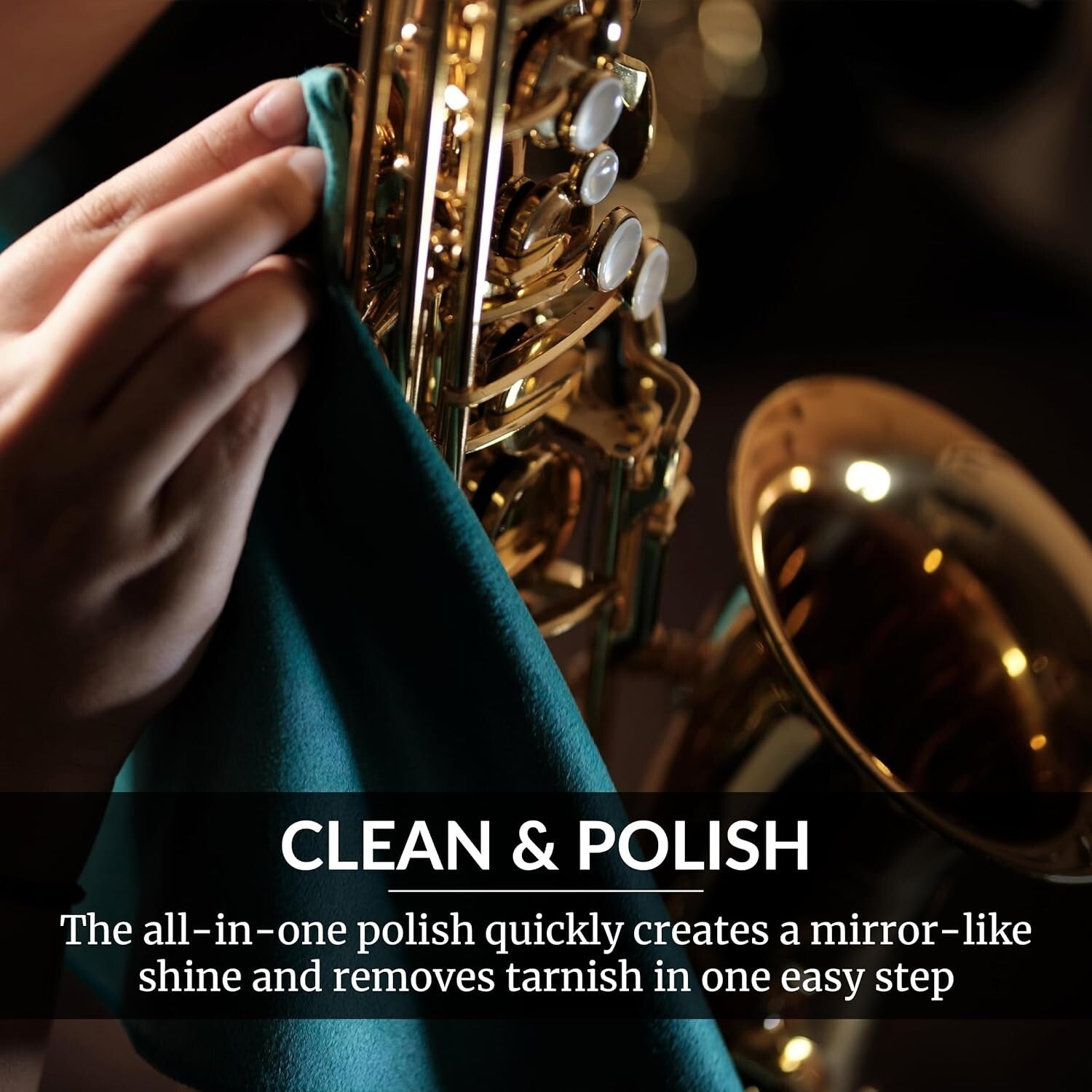 12-Pack of Fast-Acting Brass Cleaner - Long-Lasting Shine for Instruments & Home