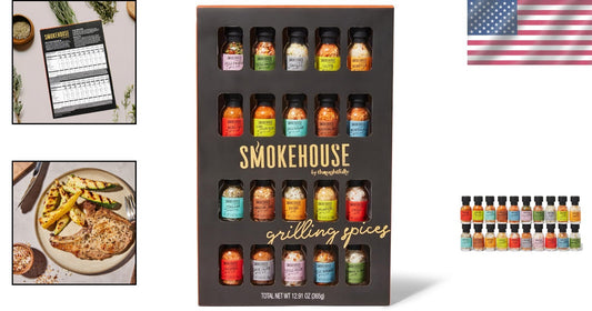 Ultimate Grilling Spice Set - 20 Unique BBQ Rubs for Flavorful Adventures