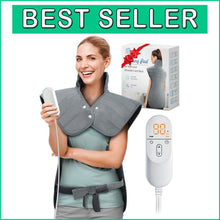 Load image into Gallery viewer, Rejuvenating Heating Pad for Neck &amp; Shoulders - 6 Settings with Washable Cover