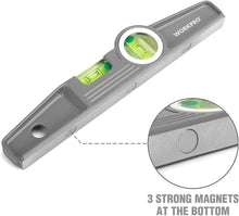 Load image into Gallery viewer, Ultimate 3-Piece Spirit Level Set with Magnetic &amp; Sturdy Non-Magnetic Options