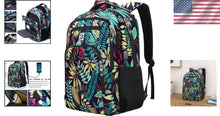 Load image into Gallery viewer, Water-Resistant Slim Laptop Backpack with USB Port - Unisex for College &amp; Travel