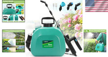 Load image into Gallery viewer, Durable 2-Gallon Garden Sprayer with Powerful Motor and 3 Easy-Change Nozzles