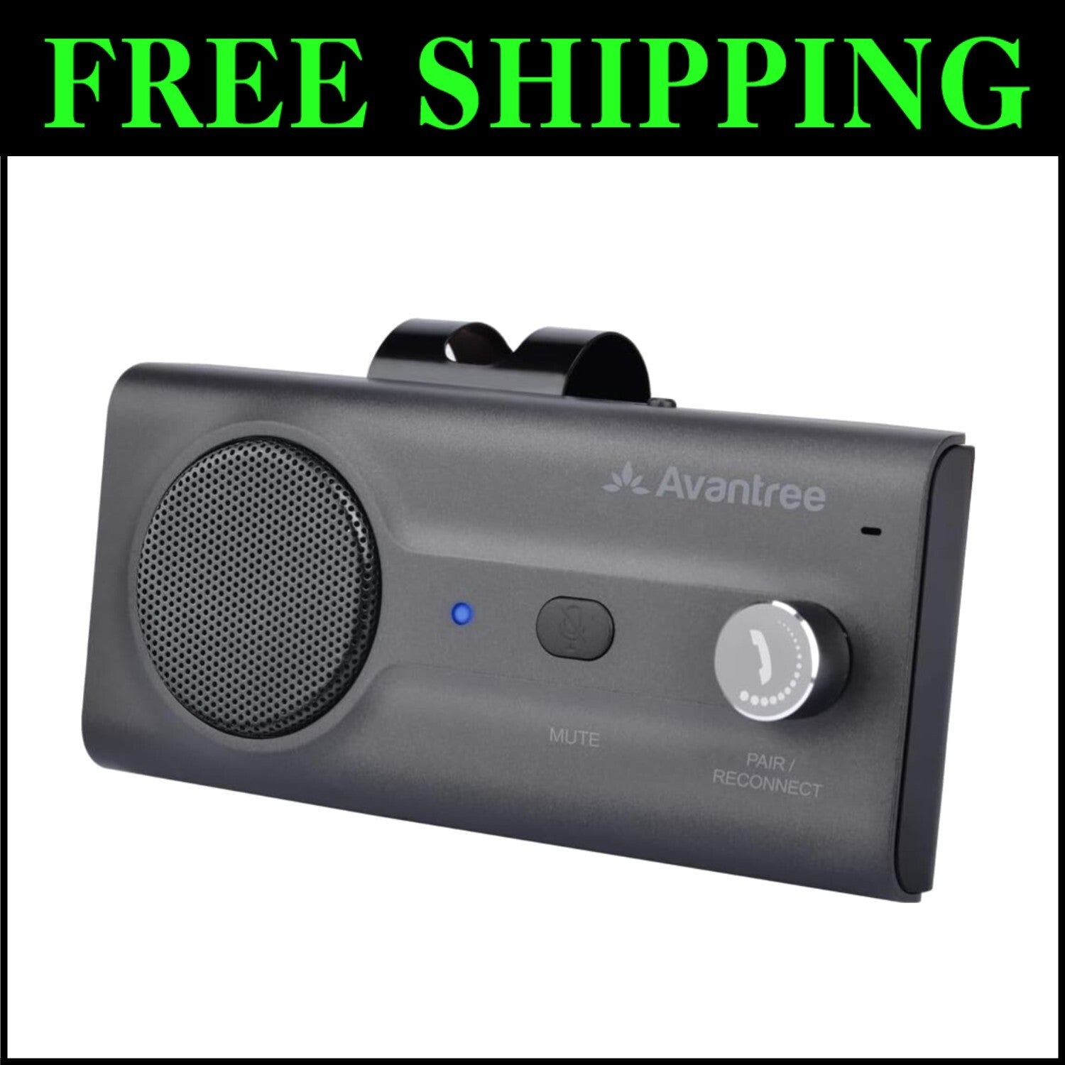 Hands-Free Car Audio Kit with Long Battery Life & Dual Phone Connectivity - CK11