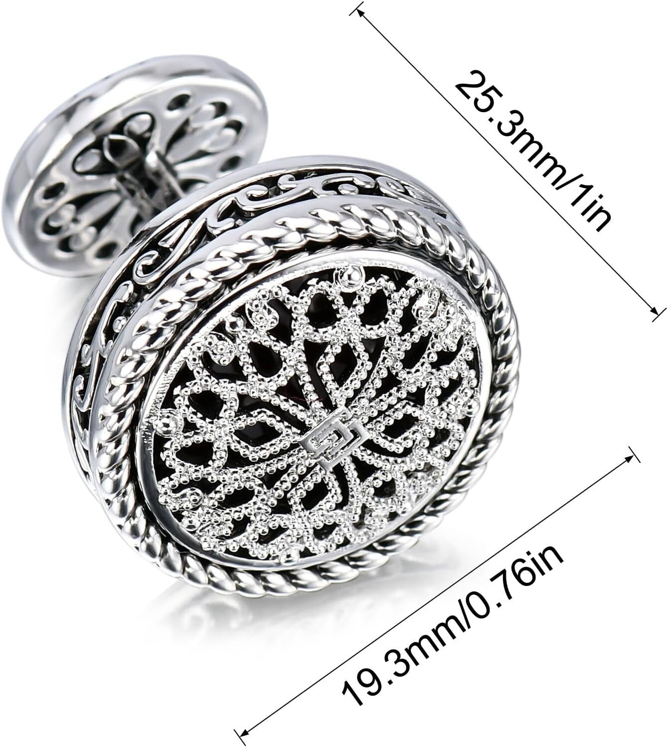 Deluxe Men's Cuff Links in 18K Gold Finish - Chic Accessory for Formal Events