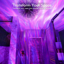 Load image into Gallery viewer, Transform Your Space: LED Galaxy Projector with Music and Timer - Relax &amp; Enjoy!